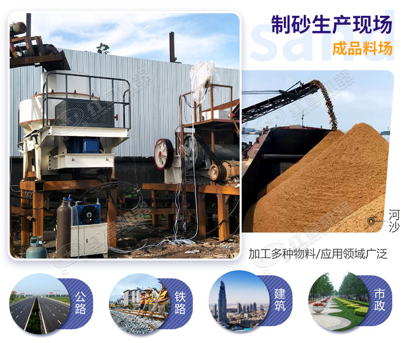 制砂生產(chǎn)線成品質(zhì)量高、效益高