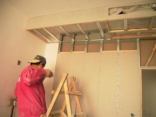 松江辦公室吊頂泗涇石膏板隔斷吊頂產(chǎn)品圖片,松江辦公室吊頂泗涇石膏板隔斷吊頂產(chǎn)品相冊 - 上海宏建建筑裝飾工程 - 九正